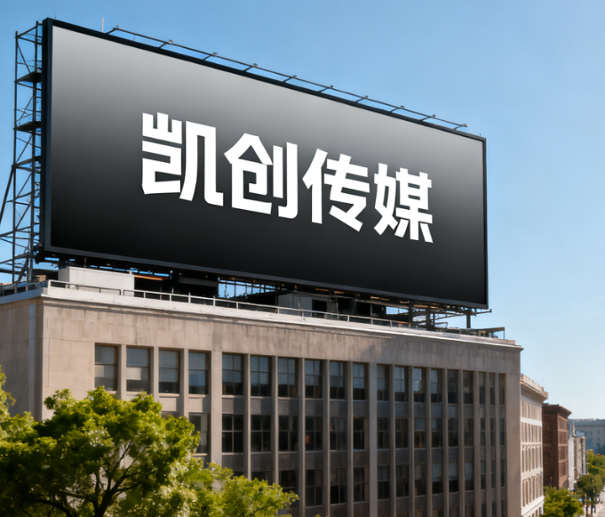 罗山户外广告牌的设计与制作