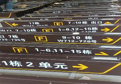 罗山广告标识中，常见的几种安装方式。