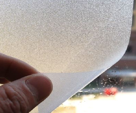 罗山玻璃门外面粘广告用什么材料好？